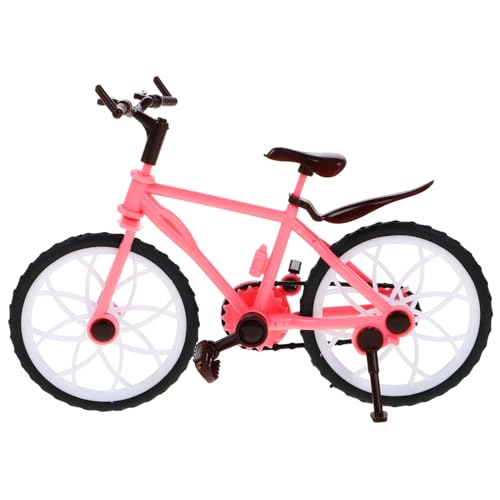 HEALSOPTHY Simulation Fahrradmodell für Mini Rennrad mit Realistischen Details Sicherer Leichter Transport als Dekoration für Puppenhaus und Kinderparty von HEALSOPTHY