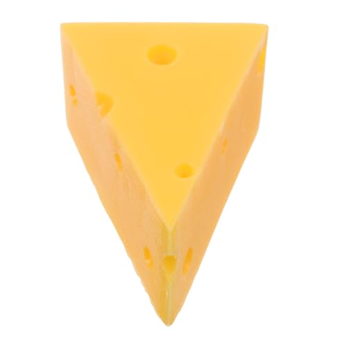 HEALSOPTHY Simulations-käsemodell Klein Leicht Langlebig Realistische Käse-Dekoration Vielseitig als Foto-Requisite Wohnaccessoire Party-deko Dessertladen Requisit von HEALSOPTHY