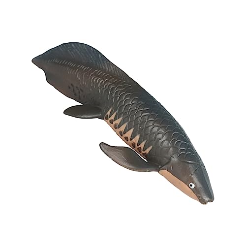 HEALSOPTHY Simulierter Arapaima Lernspielzeug Für Meerestierspielzeug Meerestiere Pirarucu-verzierung Realistischer Fisch Tiermodell Meerestiermodell Plastik von HEALSOPTHY