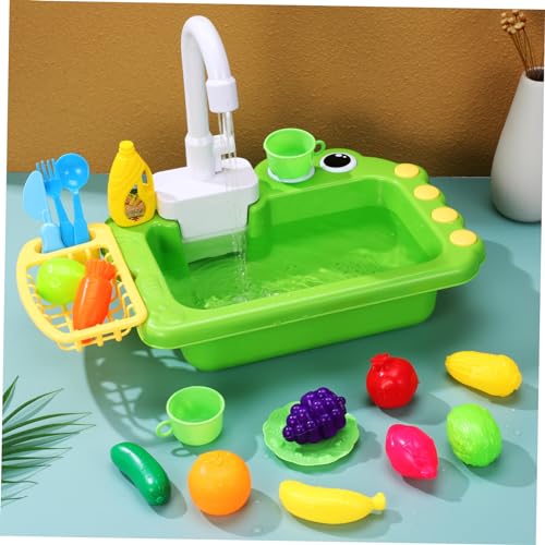 HEALSOPTHY Spielspüle mit Fließendem Wasser Großer Kapazität mit Abtropfkorb Kompakt und Robust Tragbarer Wasserspieltisch für Kleinkinder Kindgerechtes Waschbecken mit Niedlichem Design HEALSOPTHY Spielspüle mit Fließendem Wasser Großer Kapazität mit Abtropfkorb Kompakt und Robust Tragbarer Wasserspieltisch für Kleinkinder Kindgerechtes Waschbecken mit Niedlichem Design von HEALSOPTHY