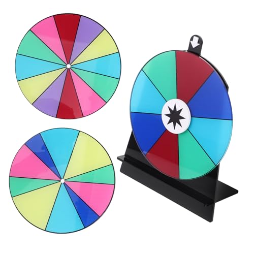 HEALSOPTHY Spinning Prize Wheel Tisch drehrad mit Robustem Standfuß Abwischbares Gewinnspiele Schnelle Entscheidungen Messe Event Trade Show Wiederverwendbares Sich drehendes Preisrad HEALSOPTHY Spinning Prize Wheel Tisch drehrad mit Robustem Standfuß Abwischbares Gewinnspiele Schnelle Entscheidungen Messe Event Trade Show Wiederverwendbares Sich drehendes Preisrad von HEALSOPTHY