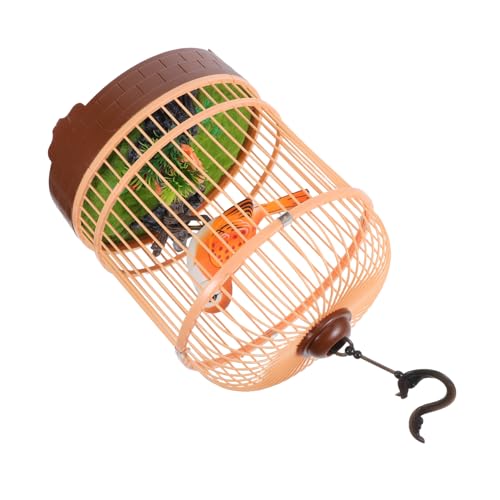 HEALSOPTHY Sprechender, Zwitschernder, Flatternder Papagei, Vogelspielzeug, Sprachaktivierter Induktionsvogelkäfig, Realistische Geräusche Und Bewegung, Ideal Für Kinder Und Kleinkinder von HEALSOPTHY