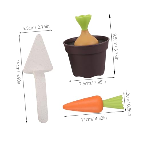 HEALSOPTHY Straw Garden Tools Set mit Sandspaten und Bewässerungskanne Kleines Nachhaltiges Strandspielzeug für Jungen und Mädchen Karottenpflanz-Set für Kreatives Garten Sandspiel HEALSOPTHY Straw Garden Tools Set mit Sandspaten und Bewässerungskanne Kleines Nachhaltiges Strandspielzeug für Jungen und Mädchen Karottenpflanz-Set für Kreatives Garten Sandspiel von HEALSOPTHY