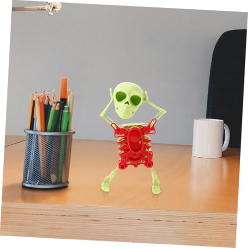 HEALSOPTHY Tanzendes Aufzieh Skelett Druck Desktop Deko Sensory Toy für Halloween Party HEALSOPTHY Tanzendes Aufzieh Skelett Druck Desktop Deko Sensory Toy für Halloween Party von HEALSOPTHY