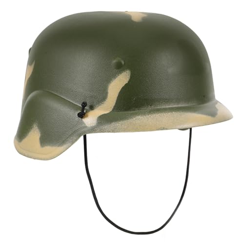 HEALSOPTHY Tarnhelm kinderspielzeug Militärisches Kinderschutzhelm Spielzeughelm Helm für Tarnhüte Soldat Jugend Armeehelm Armee-Tarnhut Helm Plastik Camouflage HEALSOPTHY Tarnhelm kinderspielzeug Militärisches Kinderschutzhelm Spielzeughelm Helm für Tarnhüte Soldat Jugend Armeehelm Armee-Tarnhut Helm Plastik Camouflage von HEALSOPTHY