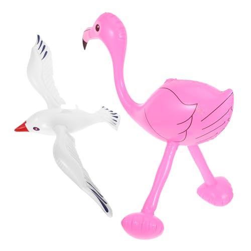 HEALSOPTHY Teiliges Aufblasbare Schwimmbadspielzeuge aus Langlebigem Schwimmende und Flamingo Ballons Vielseitige Strandparty Dekoration für Poolspaß und Outdoor Spiel von HEALSOPTHY