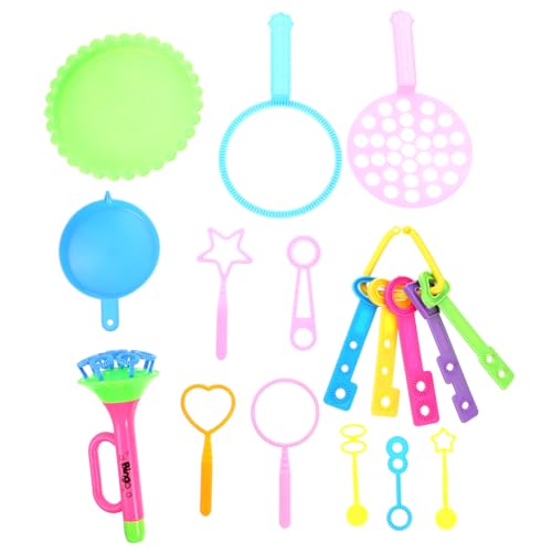 HEALSOPTHY Teiliges Bubble Stick mit Bunten Seifenblasenstäben Langlebig Praktischem Auffangtablett Geeignet für Outdoor Spiele und Vielseitigen Einsatz im Park Am Strand Zufällige Farbe von HEALSOPTHY