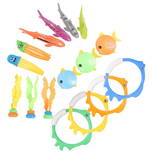 HEALSOPTHY Teiliges Pool Tauchspielzeug für Bunte Unterwasser Tauchringe und Stäbe Leichtes Schwimmspielzeug Tauchfähigkeiten und Spielspaß im Schwimmbad HEALSOPTHY Teiliges Pool Tauchspielzeug für Bunte Unterwasser Tauchringe und Stäbe Leichtes Schwimmspielzeug Tauchfähigkeiten und Spielspaß im Schwimmbad von HEALSOPTHY