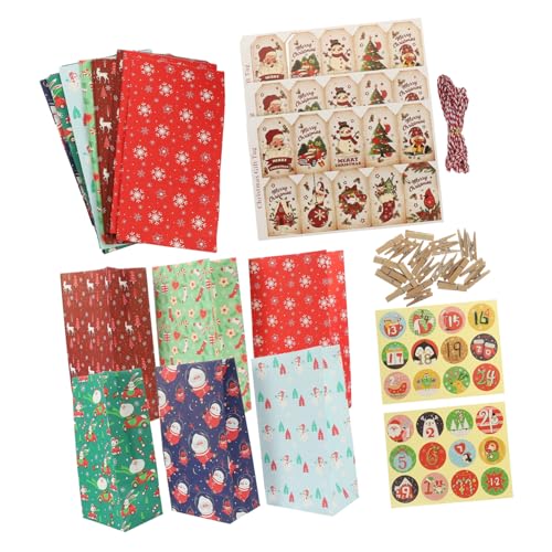 HEALSOPTHY Teiliges Weihnachts-geschenktüten Papier mit Festlichem Design Kleine Candy Favor Bags für Party Süßigkeiten Kekse und Geschenkverpackung Tragbar und Weihnachtlich Gestaltet HEALSOPTHY Teiliges Weihnachts-geschenktüten Papier mit Festlichem Design Kleine Candy Favor Bags für Party Süßigkeiten Kekse und Geschenkverpackung Tragbar und Weihnachtlich Gestaltet von HEALSOPTHY
