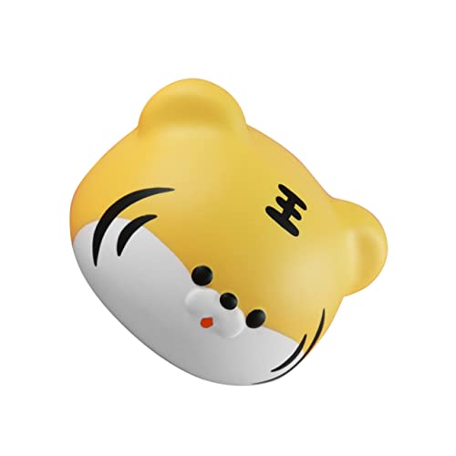 HEALSOPTHY Tiger Kopf Quetschspielzeug Stressabbau für Erwachsene Kawaii Design Langlebiges PU Material Fokussierung für Finger und Hände von HEALSOPTHY