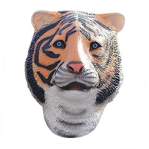 HEALSOPTHY Tiger-Kopfbedeckung lebendiger Tiger einzigartige Tigerkopfbedeckung Kostümmasken Halloween-Maske stutzenhalter Maskerade Maske Requisit Cosplay Emulsion Yellow HEALSOPTHY Tiger-Kopfbedeckung lebendiger Tiger einzigartige Tigerkopfbedeckung Kostümmasken Halloween-Maske stutzenhalter Maskerade Maske Requisit Cosplay Emulsion Yellow von HEALSOPTHY