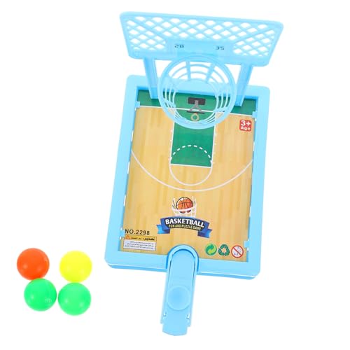 HEALSOPTHY Tisch Basketballspielzeug für Desktop Basketballspiel mit Bunten Bällen Stabiles Kunststoffmaterial Interaktives Familienspiel für Büro und Zuhause Zufällige Farbe Zufällige Farbe von HEALSOPTHY