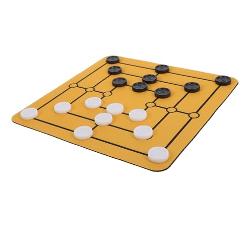 HEALSOPTHY Traditionelles Nine Men's Morris Brettspiel Tragbares Schachbrett Kompaktes Strategiespiel Für Familie Und Freunde Geeignet Für Zuhause Und Unterwegs HEALSOPTHY Traditionelles Nine Men's Morris Brettspiel Tragbares Schachbrett Kompaktes Strategiespiel Für Familie Und Freunde Geeignet Für Zuhause Und Unterwegs von HEALSOPTHY