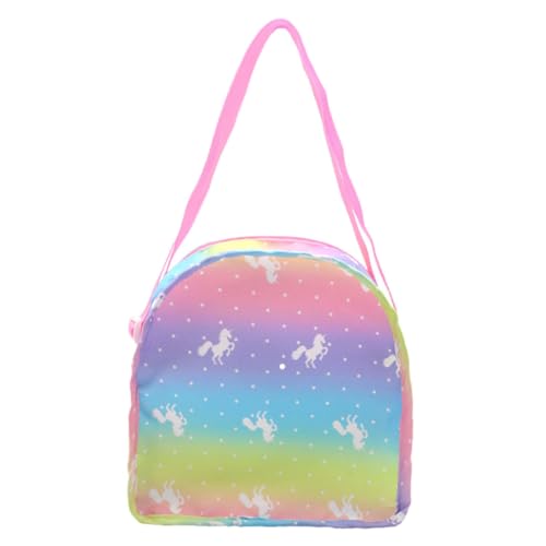 HEALSOPTHY Transparente Kleine Aufbewahrungstasche für Puppenzubehör mit Tragegriff Langlebig Vielseitig Nutzbar für Babyflaschen und Puppenkleidung Reisetauglich Praktische Handtasche von HEALSOPTHY