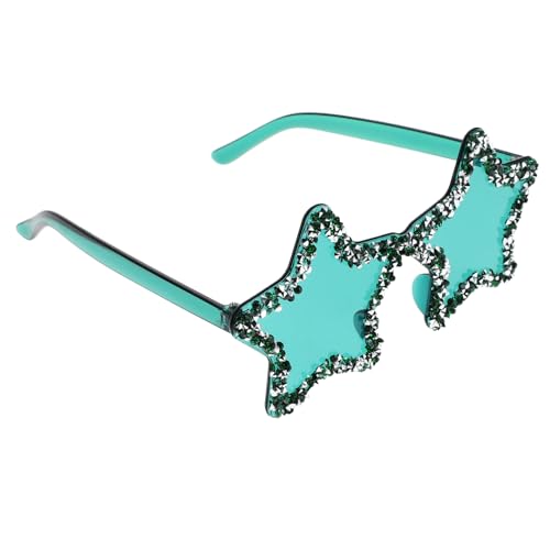 HEALSOPTHY Trendige Sternförmige Randlose Sonnenbrille mit Strasssteinen Bunte Candy Farben Partybrille für Teens und Erwachsene Stylische Uv Schutzbrille für Fotoshootings und Nachtleben von HEALSOPTHY