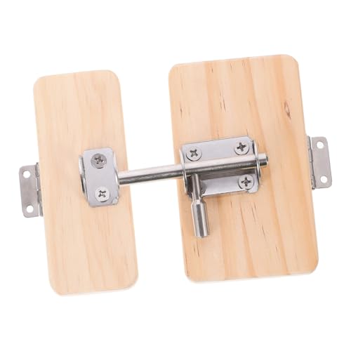 HEALSOPTHY Türschloss Steckspiel aus Holz Pädagogisches DIY Busy Board Zubehör Sensorisches Lernspielzeug für Kleinkinder Kreativität und Problemlösung von HEALSOPTHY