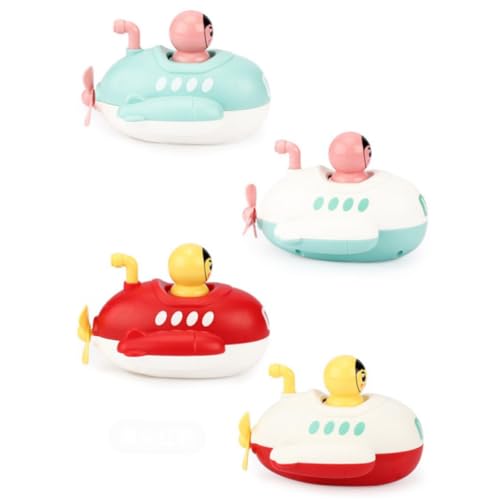 HEALSOPTHY U-Boot- Wasserspielspielzeug Uhrwerkfederspielzeug Babyzubehör lustiges Springbrunnenspielzeug Badespielzeug rot von HEALSOPTHY