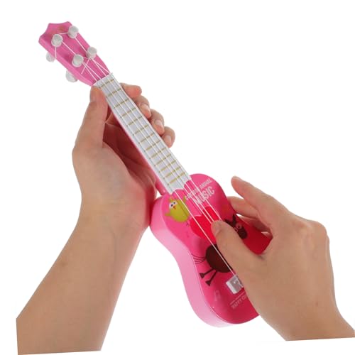HEALSOPTHY Ukulele Musikinstrument für Frühkindliche Bildung Verstellbare Saiten Sicherer Farbenfrohes Design für Mädchen und Jungen Anfänger von HEALSOPTHY