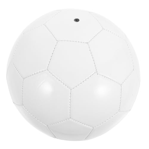 HEALSOPTHY Unlackierter Kleiner DIY Fußball zum Bemalen Wetterfestes Material für Kinderhandwerk und Kreative Fußballgestaltung im Freien für Fußballtraining und Familienaktivitäten von HEALSOPTHY