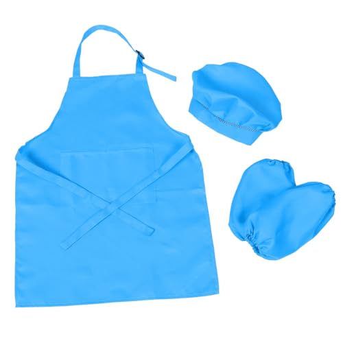 HEALSOPTHY Verstellbares Kochmütze Atmungsaktiv Maschinenwaschbar für Jungen und Mädchen Jahre zum Kochen Backen Malen und Basteln im Kinderzimmer von HEALSOPTHY