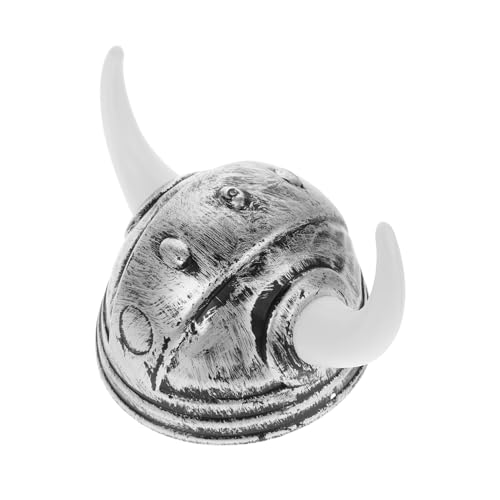 HEALSOPTHY Viking Helm mit Ochsenhörnern Festivalhut Partyaccessoire Wikinger Kostümmaske Mittelalterlicher Kriegerhut für Maskenball und Themenfeiern Silber HEALSOPTHY Viking Helm mit Ochsenhörnern Festivalhut Partyaccessoire Wikinger Kostümmaske Mittelalterlicher Kriegerhut für Maskenball und Themenfeiern Silber von HEALSOPTHY