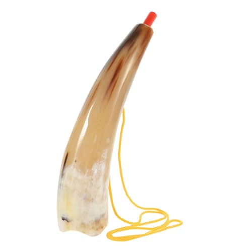 HEALSOPTHY Viking Horn aus Robustem Rinderhorn Authentisches Piraten Cosplay Requisit Wiederverwendbares Mittelalter für Halloween und Piratenpartys für Kostüm und Maskerade Zufällige Farbe von HEALSOPTHY