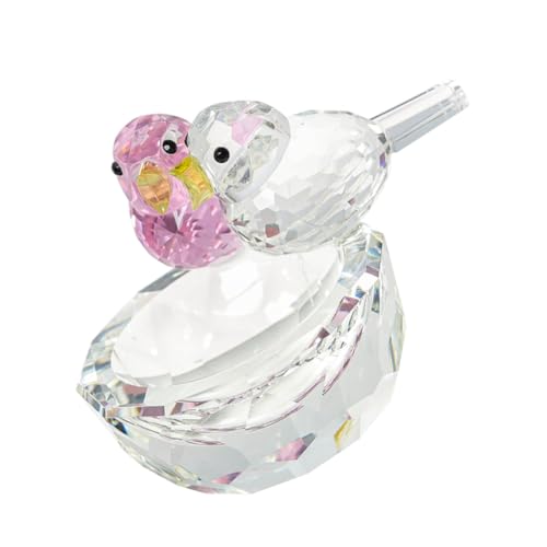 HEALSOPTHY Vogelnest Ornament Aus Kristall Vogelornament Nest Für Kleine Vögel Tischvogeldekoration Vogeldekor Für Zuhause Künstliches Vogelnest Vogelnester Zum Basteln Vogelnest von HEALSOPTHY