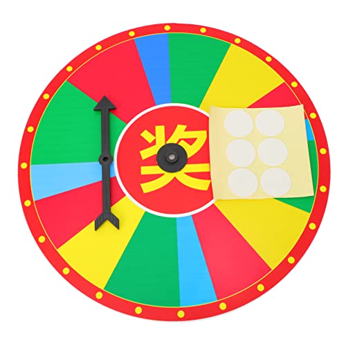 HEALSOPTHY Wandbehang Drehteller Preisträger Spielplatte für Partys Karneval und Messen Robustes Material Einfach zu Bedienen Sorgt für Spaß und Freude von HEALSOPTHY