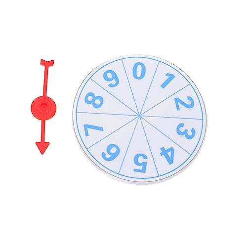 HEALSOPTHY Wandmontiertes Prize Wheel Drehspiel für Party Klassenzimmer Karneval Tragbares Kleines mit Feiner Verarbeitung für Gewinnspiele und Unterrichtsaktivitäten Zufällige Farbe von HEALSOPTHY
