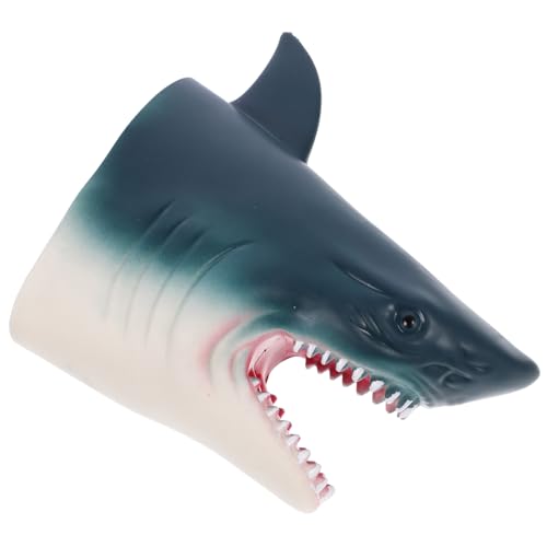 HEALSOPTHY Weiche Interaktive Shark Handpuppe aus Flexiblem Gummi Kindgerechtes Simulationstier für Fantasievolles Rollenspiel und Geschichten Erzählen Geeignet als für Ab Jahren von HEALSOPTHY