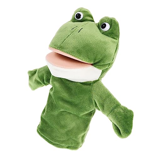 HEALSOPTHY Weiche Interaktive Tier Handpuppe für Plüschiges Waschbares Erzählspielzeug Kommunikation und Kreativität Geeignet für Kindergarten Schule und Zuhause von HEALSOPTHY