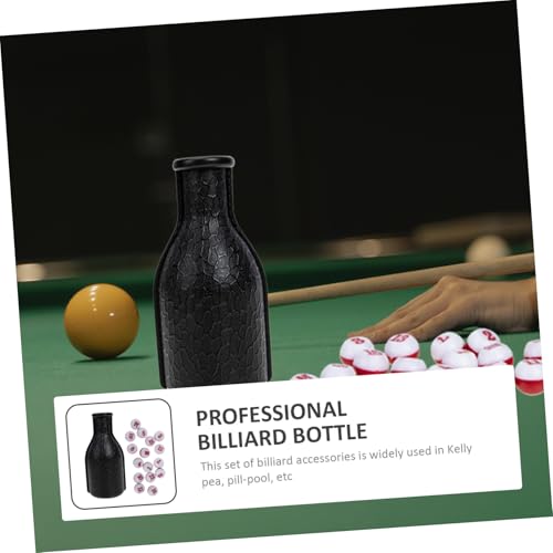 HEALSOPTHY Widerstandsfähige Pool Shaker Flasche mit Resin Material Tragbare Billard Flasche für Snooker und Tischbillard Zuhause Praktisches Zubehör für Billiardliebhaber und Spielspaß von HEALSOPTHY