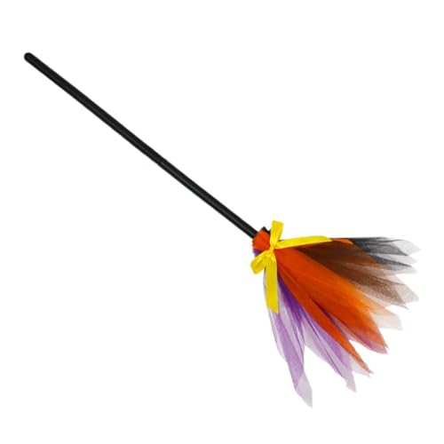 HEALSOPTHY Witch Broom Cosplay Besen Halloween Dekoration Wiederverwendbar Buntes Design Geeignet für Hexenkostüm Halloween Party Requisite Vielseitig Einsetzbar HEALSOPTHY Witch Broom Cosplay Besen Halloween Dekoration Wiederverwendbar Buntes Design Geeignet für Hexenkostüm Halloween Party Requisite Vielseitig Einsetzbar von HEALSOPTHY