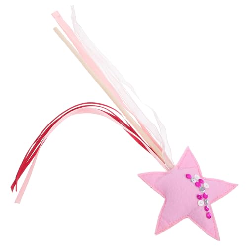 HEALSOPTHY Zauberstab Prinzessin Zauberstäbe Band-fee-Sticks Prinzessin Gastgeschenke Partydekorationen Für Prinzessinnen Farbbandstab Feenstab Für Frauen Feenstäbe Für Mädchen Plastik von HEALSOPTHY