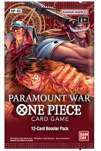 1 x OP-02 - ONE Piece Paramount War - Booster a 12 Karten - Englisch + Heartforcards® Versandschutz von HEART FOR CARDS