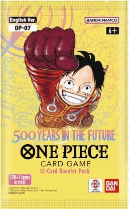1x One Piece Card Game: 500 Years into The Future - OP07-1x Booster mit 10 Karten- ENGLISCH + Heartforcards® Versandschutz von HEART FOR CARDS