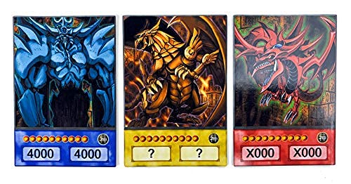 3 Heilige Götterkarten Orica - Slifer, Obelisk & Ra + Heartforcards® Versandschutz von HEART FOR CARDS