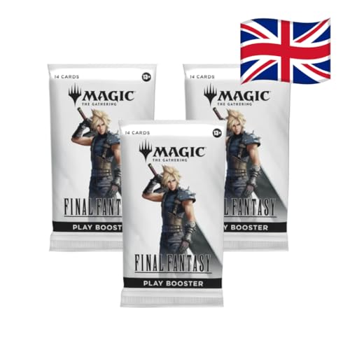 3X FINAL Fantasy Play Booster (EN) – Magic: The Gathering – à 14 Karten | Universes Beyond + Heartforcards® Versandschutz von HEART FOR CARDS