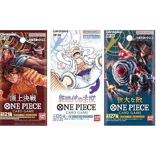 3X ONE Piece Mystery Booster Set -Japanisch + Heartforcards® Versandschutz von HEART FOR CARDS