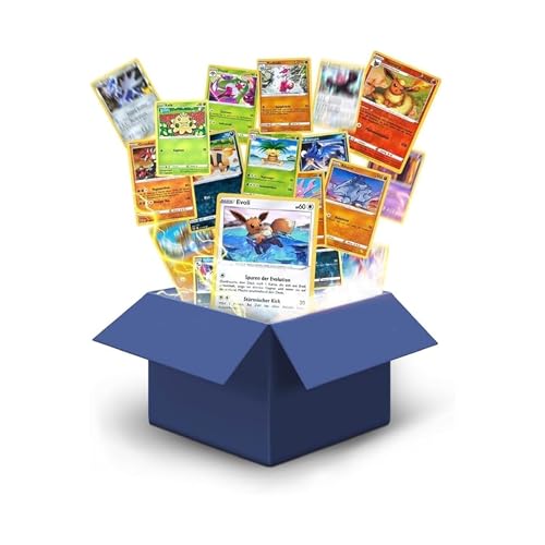 400x Pokémon Karten (Deutsch) – 350x Common + 50x Energiekarten – Zufällige Auswahl + Heartforcards® Versandschutz von HEART FOR CARDS
