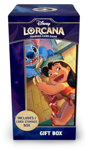 Archazia's Insland Geschenk-Set Lilo & Stitch | Englische Edition | 5 Booster Packs + Glimmer-Foilkarte + Kartenbox von HEART FOR CARDS