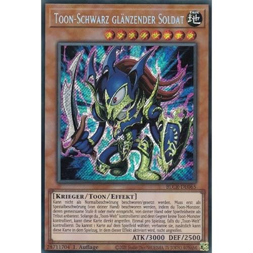 BLCR-DE065 - Toon-Schwarz glänzender Soldat - DEUTSCH - Battles of Legend: Crystal Revenge + Heartforcards ® Toploader von HEART FOR CARDS