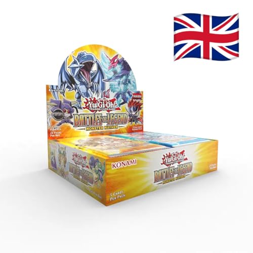 Battles of Legend: Monster Mayhem Display (EN) – 24 Booster Packs | Booster Display | Yu‑Gi‑Oh! - Trading Card Game + Heartforcards® Versandschutz von HEART FOR CARDS