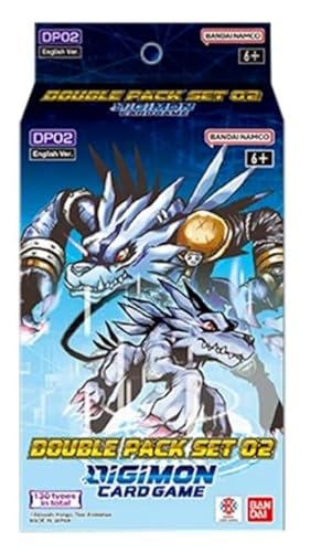 Digimon Card Game - Double Pack Set DP02 - ENGLISCH - NEU & OVP! + Heartforcards® Versandschutz von HEART FOR CARDS