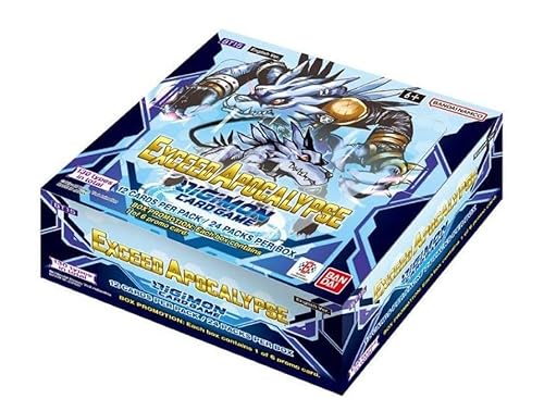 Digimon Exceed Apocalypse Display BT15 - Card Game Display mit 24 Boostern a 12 Karten - Englisch + Heartforcards® Versandschutz von HEART FOR CARDS