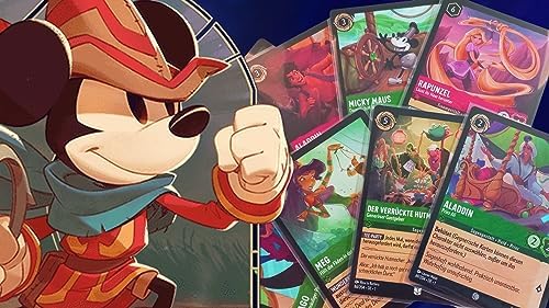 Disney Lorcana - 20 Karten Geschenk Paket - Englisch - mit 1 exclusiven Rare + Heartforcards® Versandschutz von HEART FOR CARDS