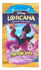 Disney Lorcana - Booster Die Tintenlande - mit 12 brandneuen Karten pro Booster - DEUTSCH + Heartforcards® Versandschutz (1 Booster) von HEART FOR CARDS