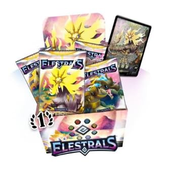 Elestrals Daybreak Booster Box 1st Edition – 36 Booster Packs + 1 Full-Art Box Topper – Neue Solar-Karten & Foretell-Mechanik – TCG Sammelkarten auf Englisch + Heartforcards® Versandschutz von HEART FOR CARDS