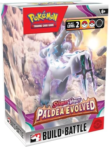 Entwicklungen in Paldea – Build & Battle Kit (DE) – 4 Booster + 23-Karten-Pack inkl. Holo-Promo + Online-Code + Heartforcards® Versandschutz von HEART FOR CARDS