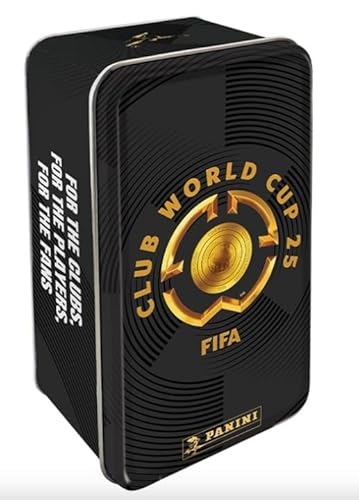 FIFA Club World Cup 2025 TC – Classic Tin – 10 Boosterpacks + 3 Limited Edition Karten – Adrenalyn XL + Heartforcards® Versandschutz von HEART FOR CARDS